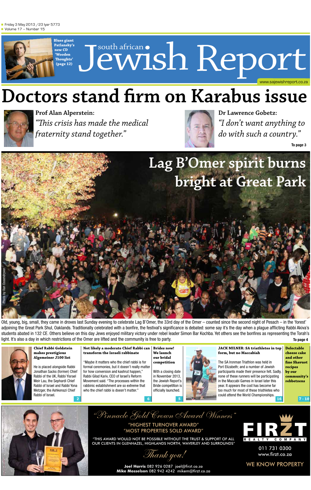 Doctors Stand Firm on Karabus Issue