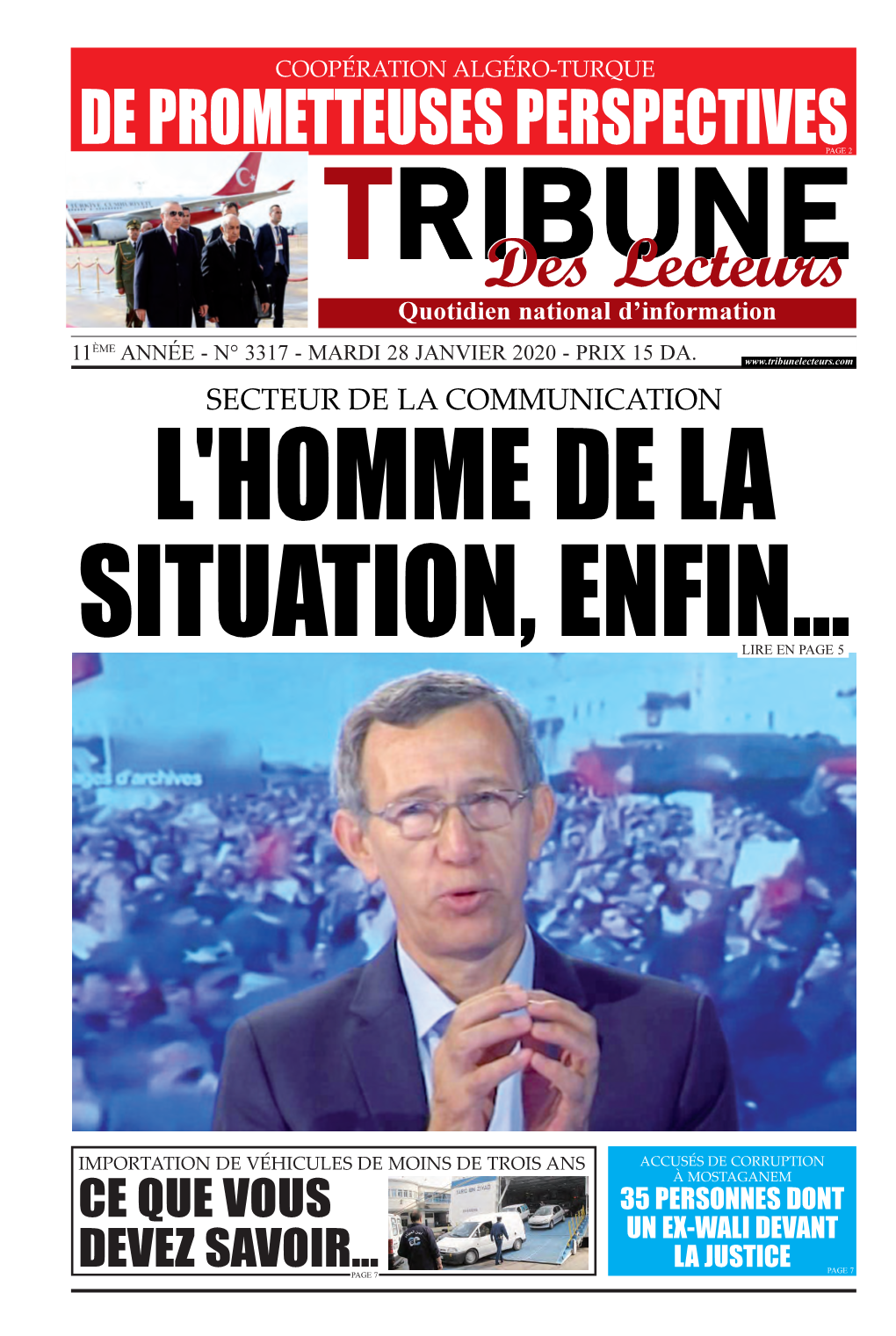 Pdf Tribune Des Lecteurs Du 2020-01-28