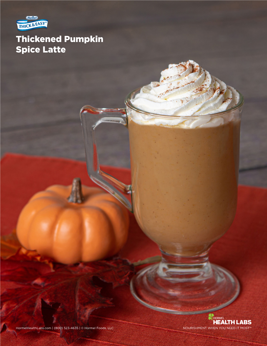 Thickened Pumpkin Spice Latte