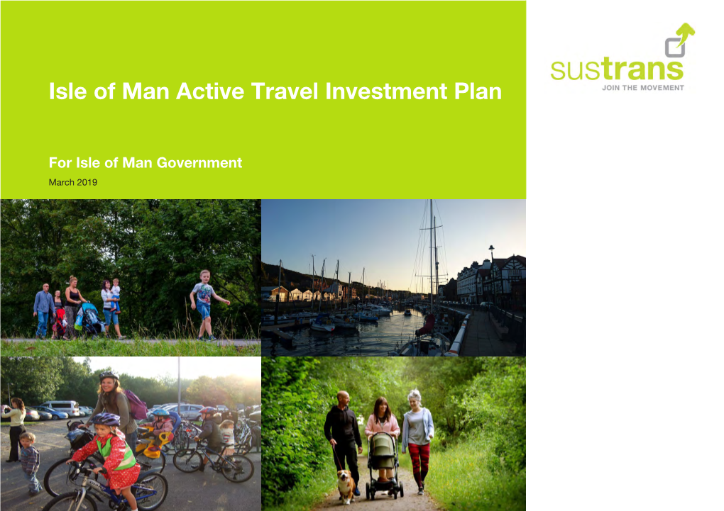 Isle of Man Active Travel Investment Plan