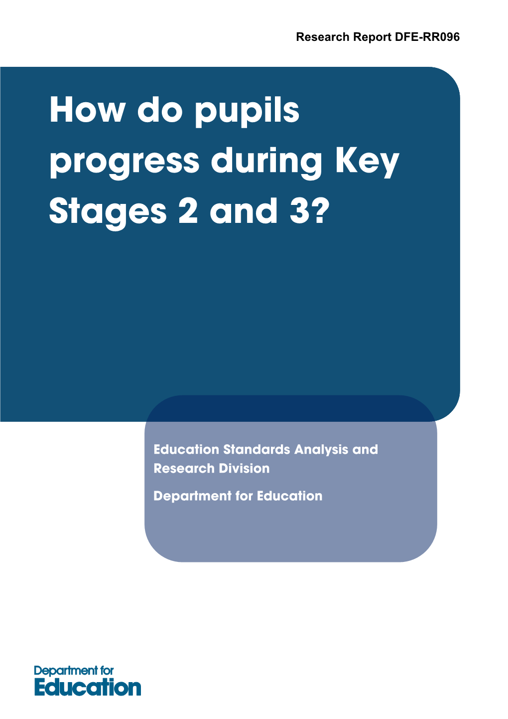 How Do Pupils Progress During Key Stages 2 and 3?