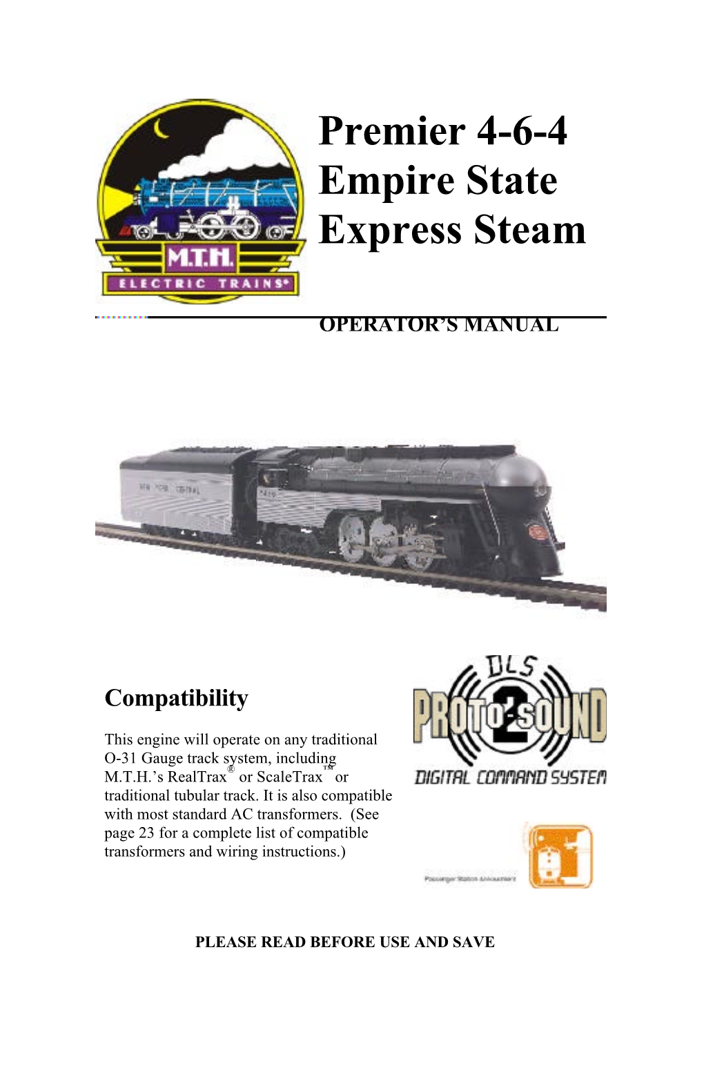 Premier 4-6-4 Empire State Express Steam