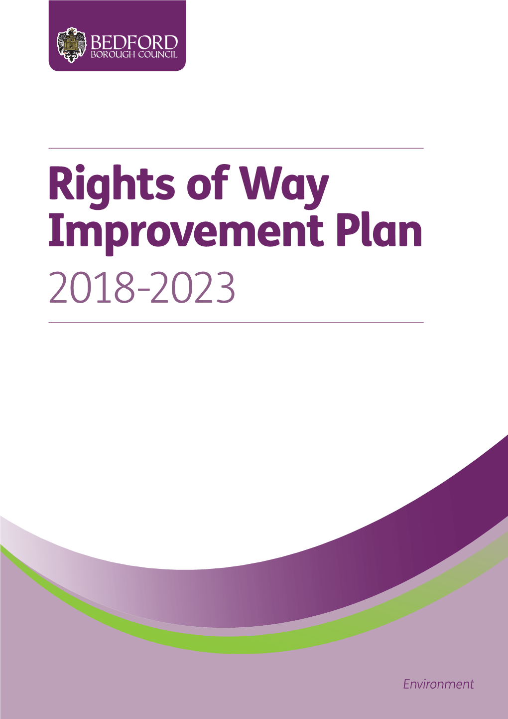 Rights of Way Improvement Plan 2018-2023