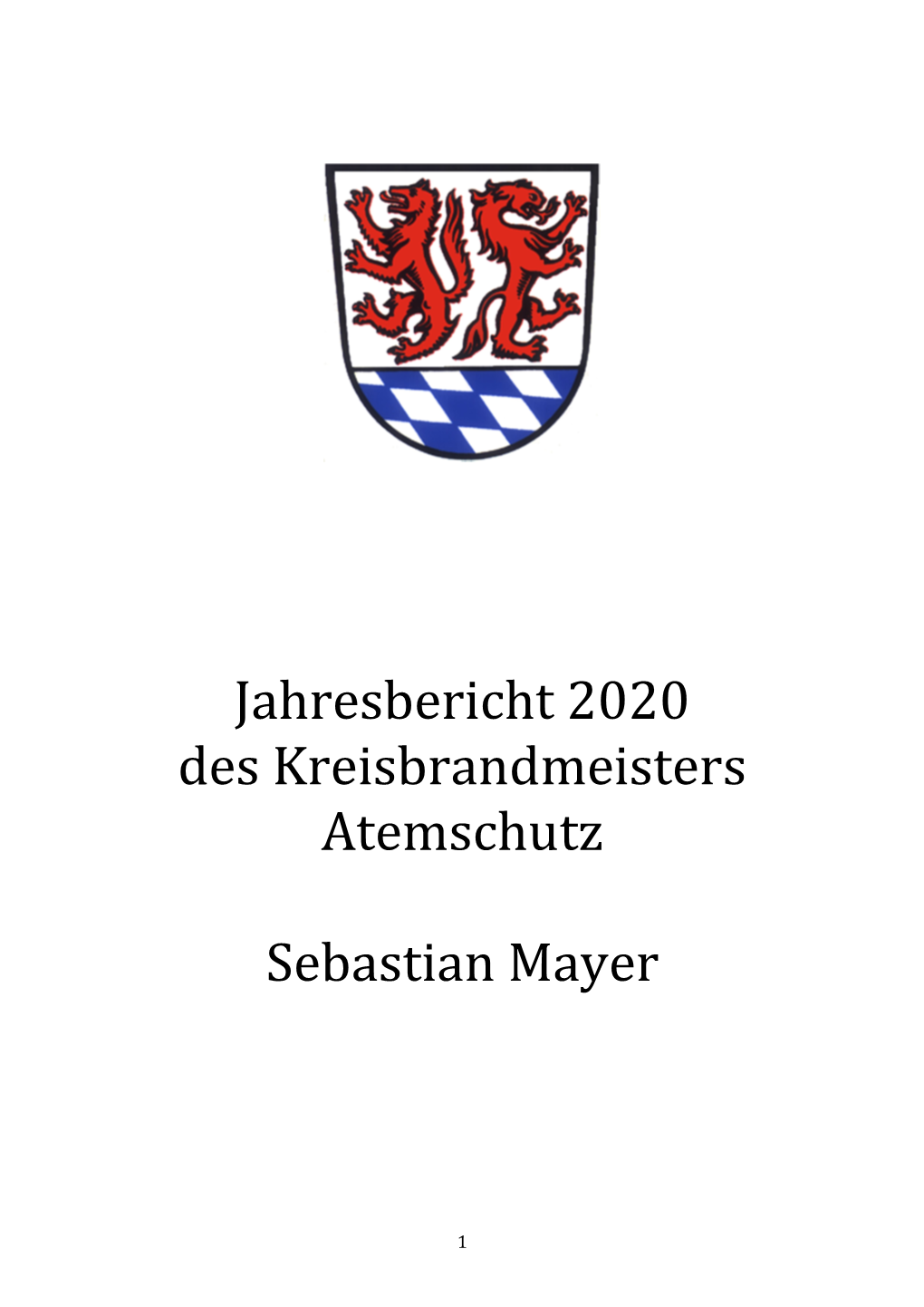 Jahresbericht 2020 Des Kreisbrandmeisters Atemschutz