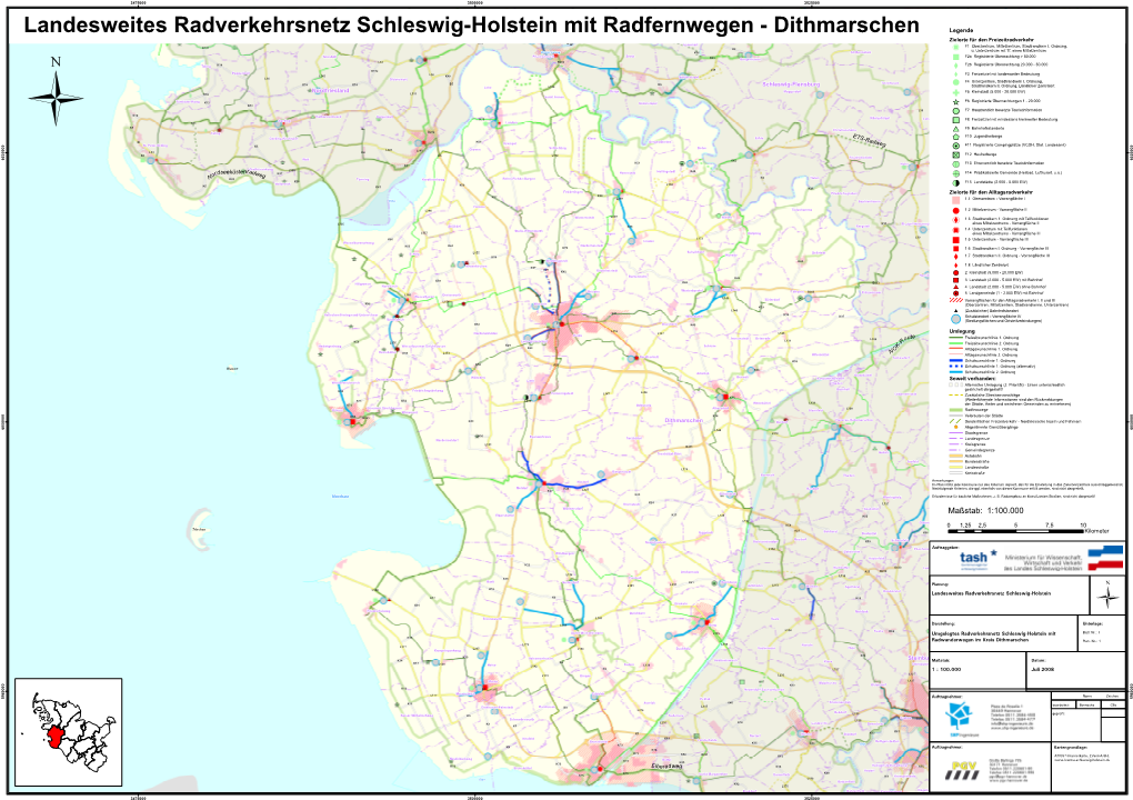 Kreis Dithmarschen Plan