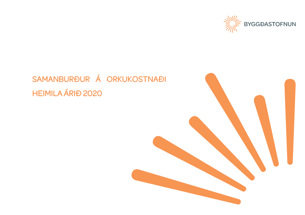 Samanburður Á Orkukostnaði Heimila Árið 2020