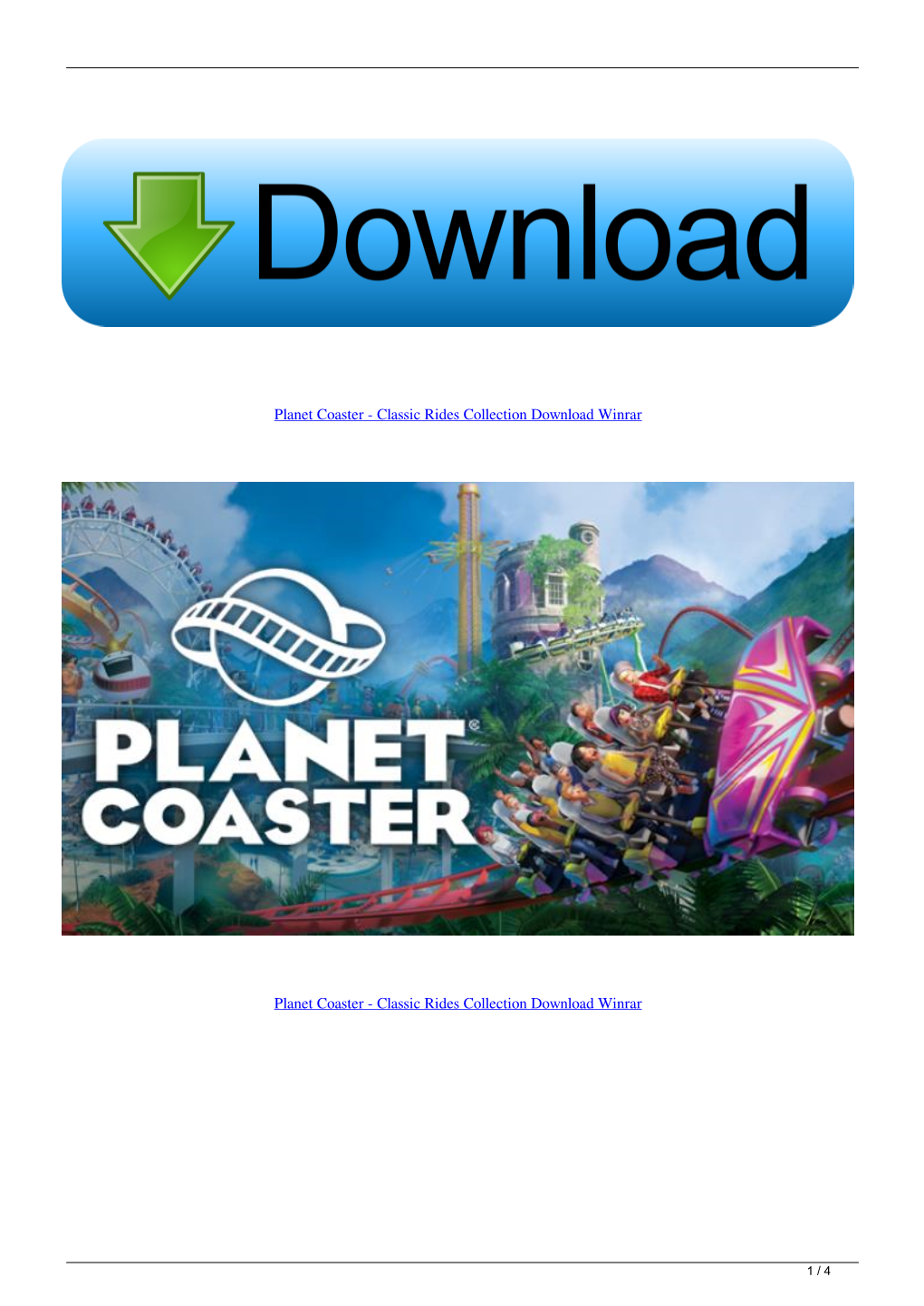 Planet Coaster Classic Rides Collection Download Winrar