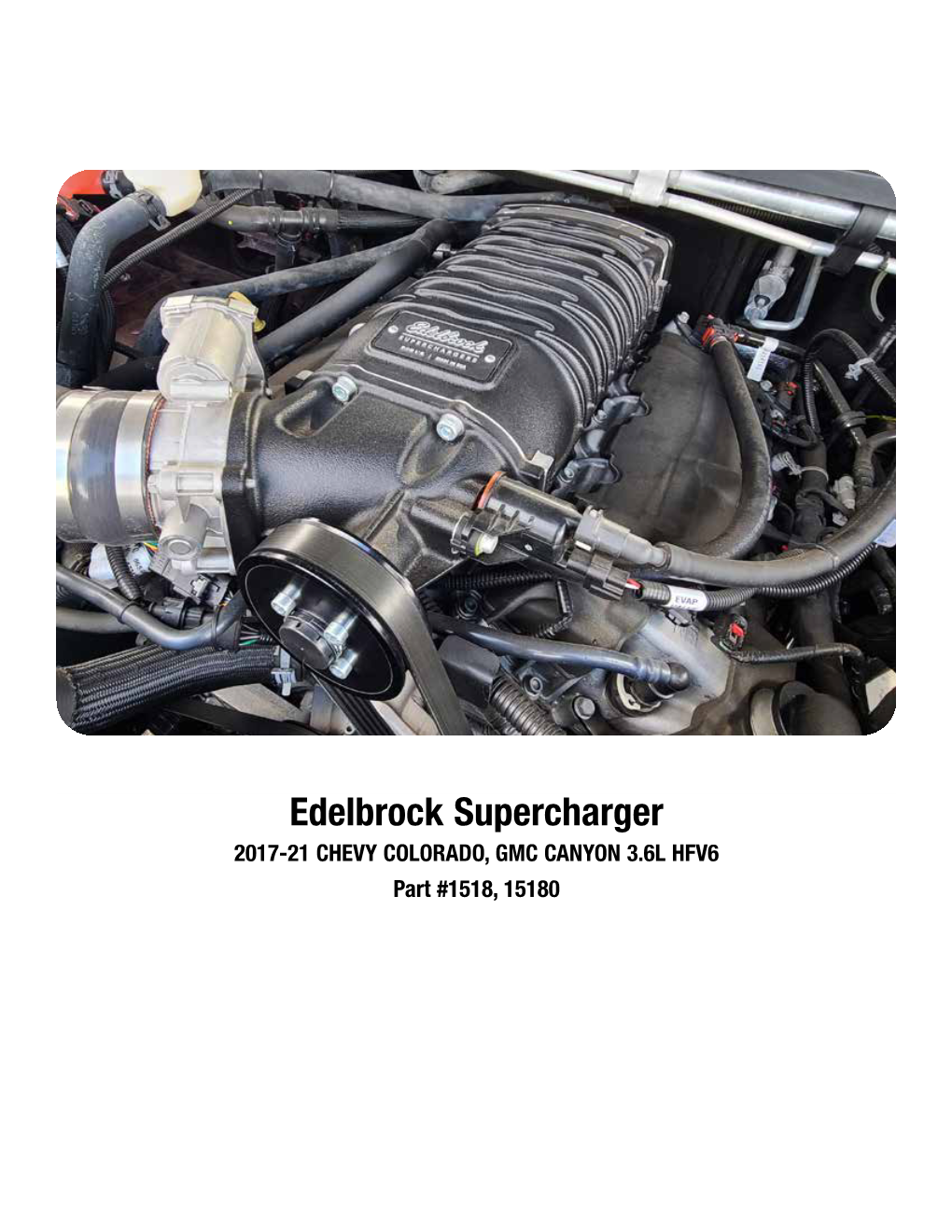 Edelbrock Supercharger