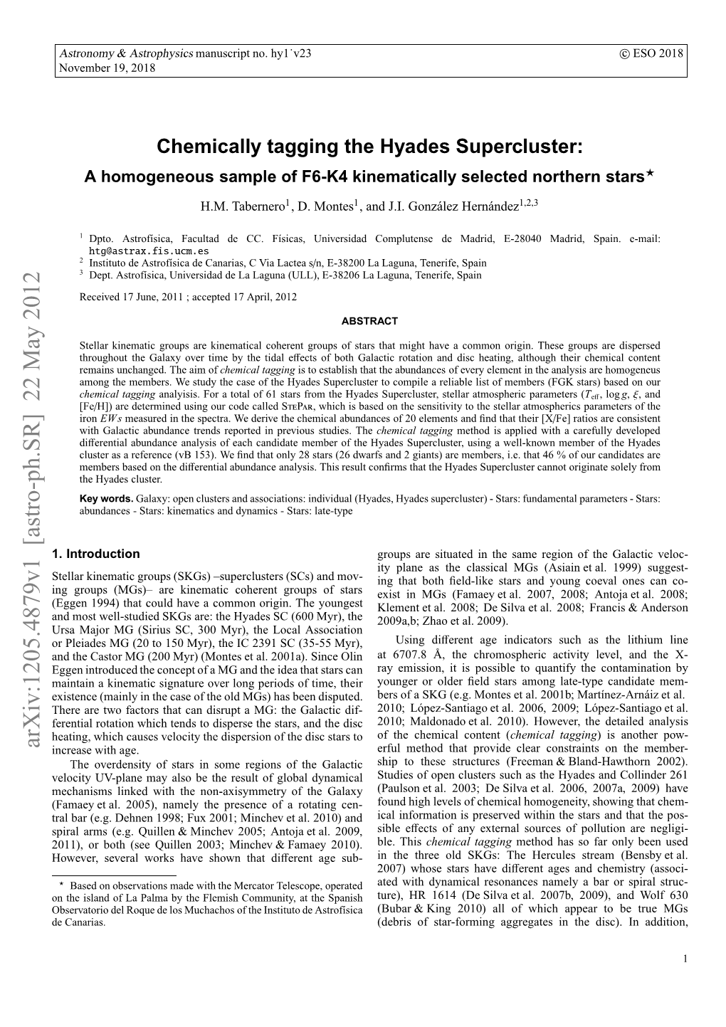 Chemically Tagging the Hyades Supercluster