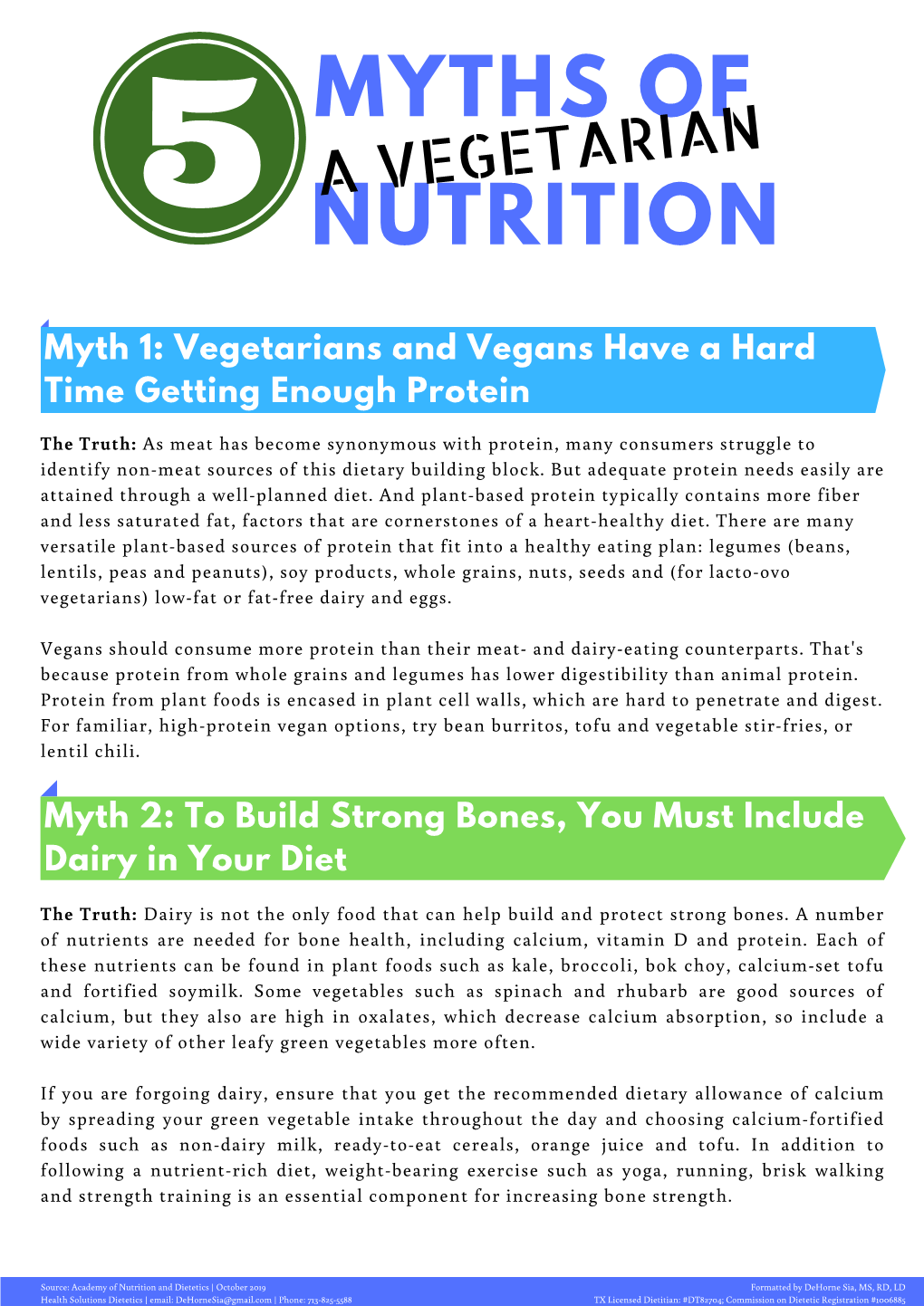 Vegetarian 2020 Nutrition Education Packet Q3/Q4