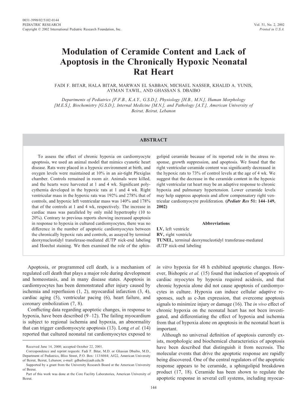 Apoptosis, Or Programmed Cell Death, Is a Mechanism of Regulated Cell