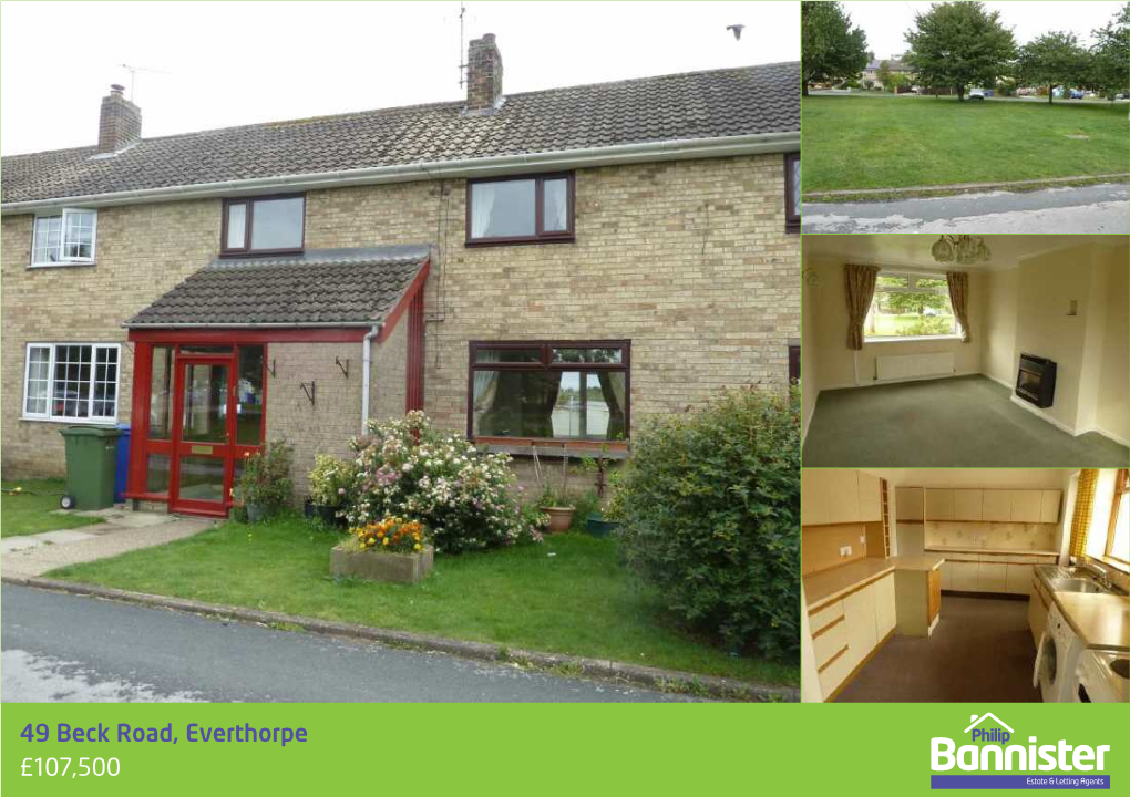 49 Beck Road, Everthorpe £107,500