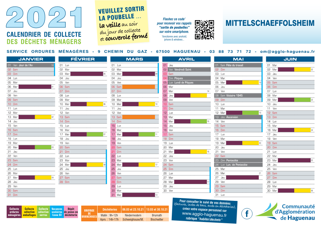 Calendrier 2021 OM Mittelschaeffolsheim