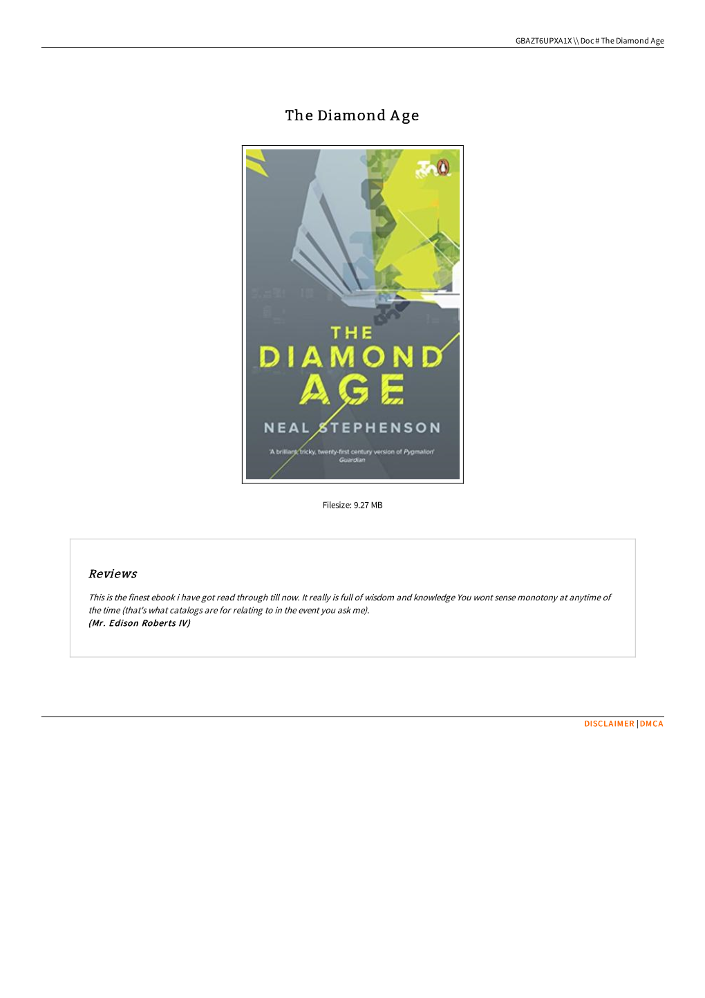 Download Kindle # the Diamond