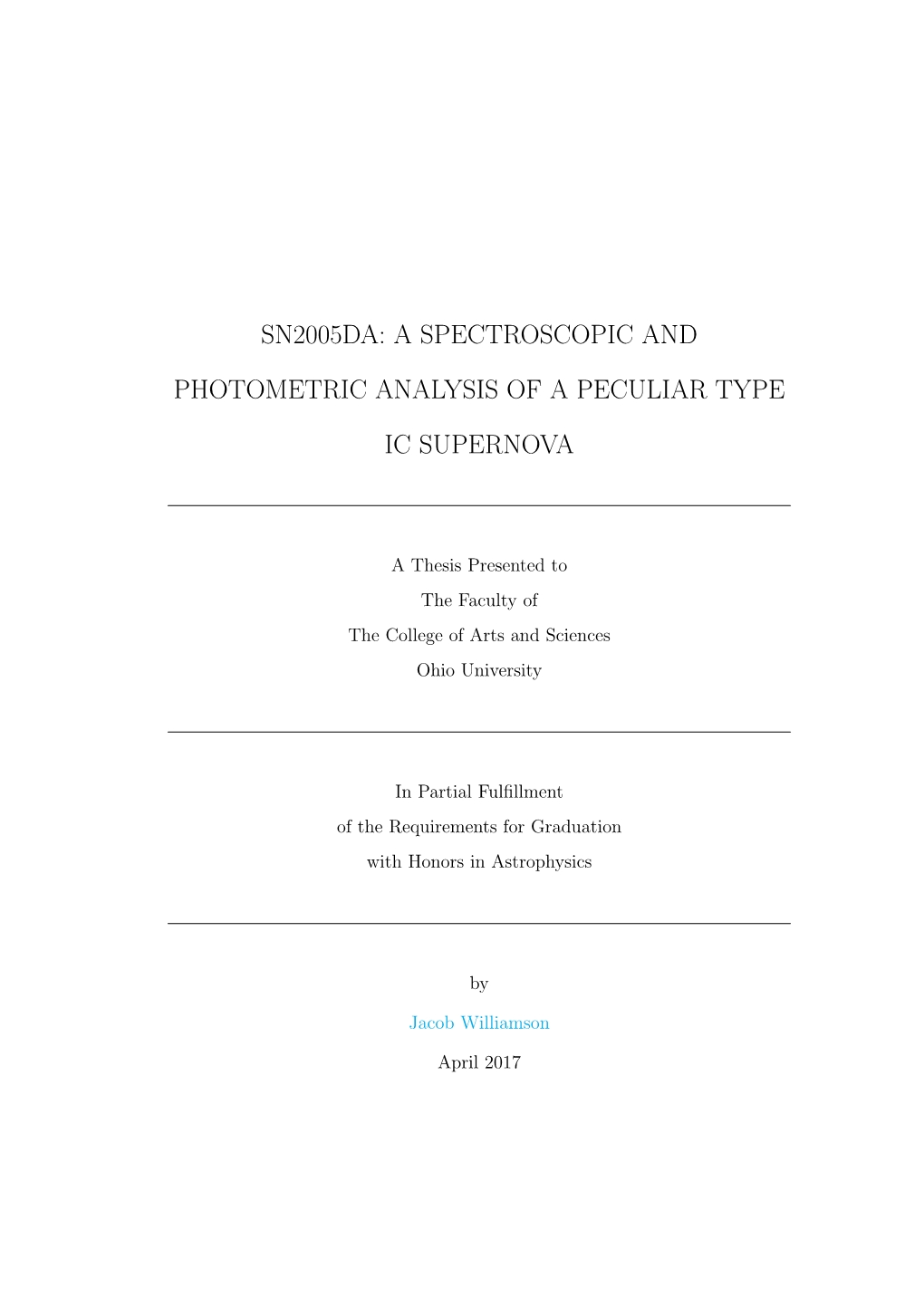 A Spectroscopic and Photometric Analysis of a Peculiar Type Ic Supernova