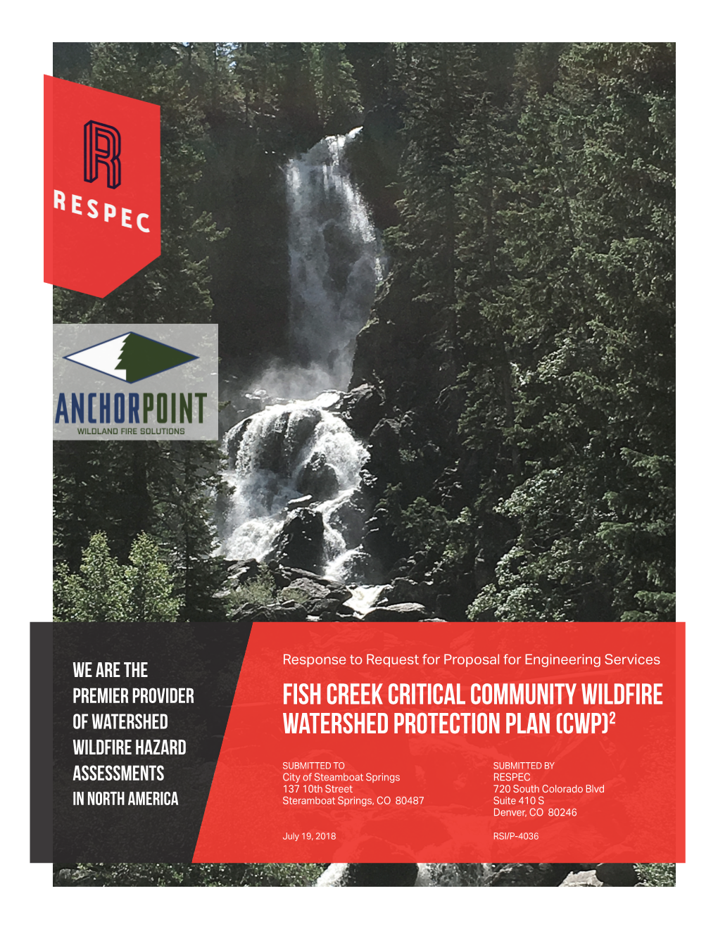 Fish Creek Critical Community Wildfire Watershed Protection Plan (CWP)2