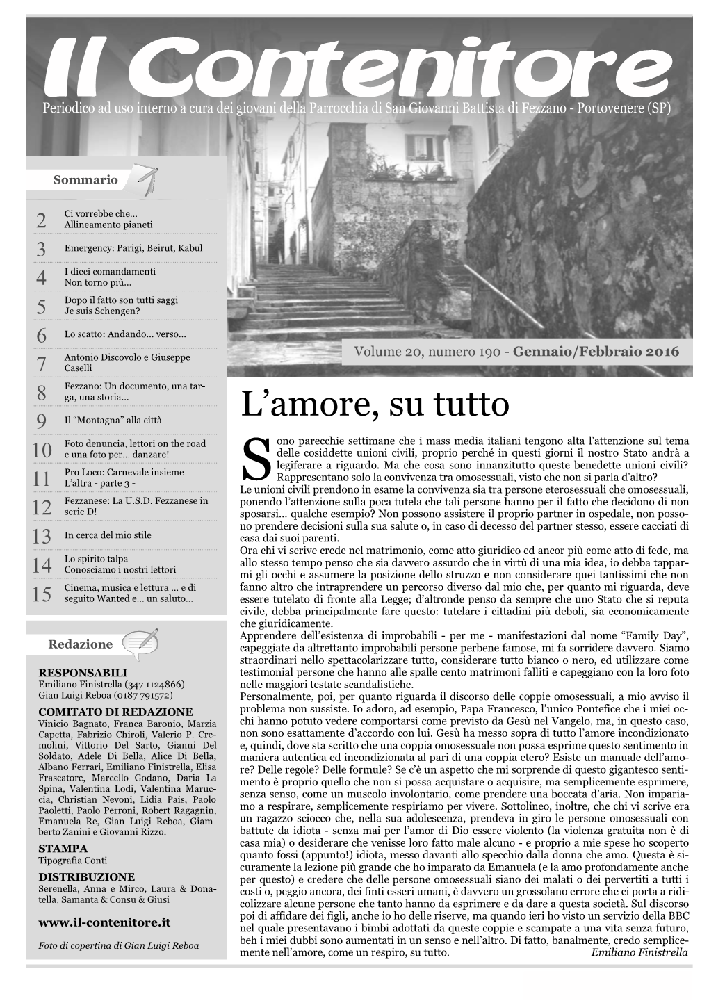 L'amore, Su Tutto