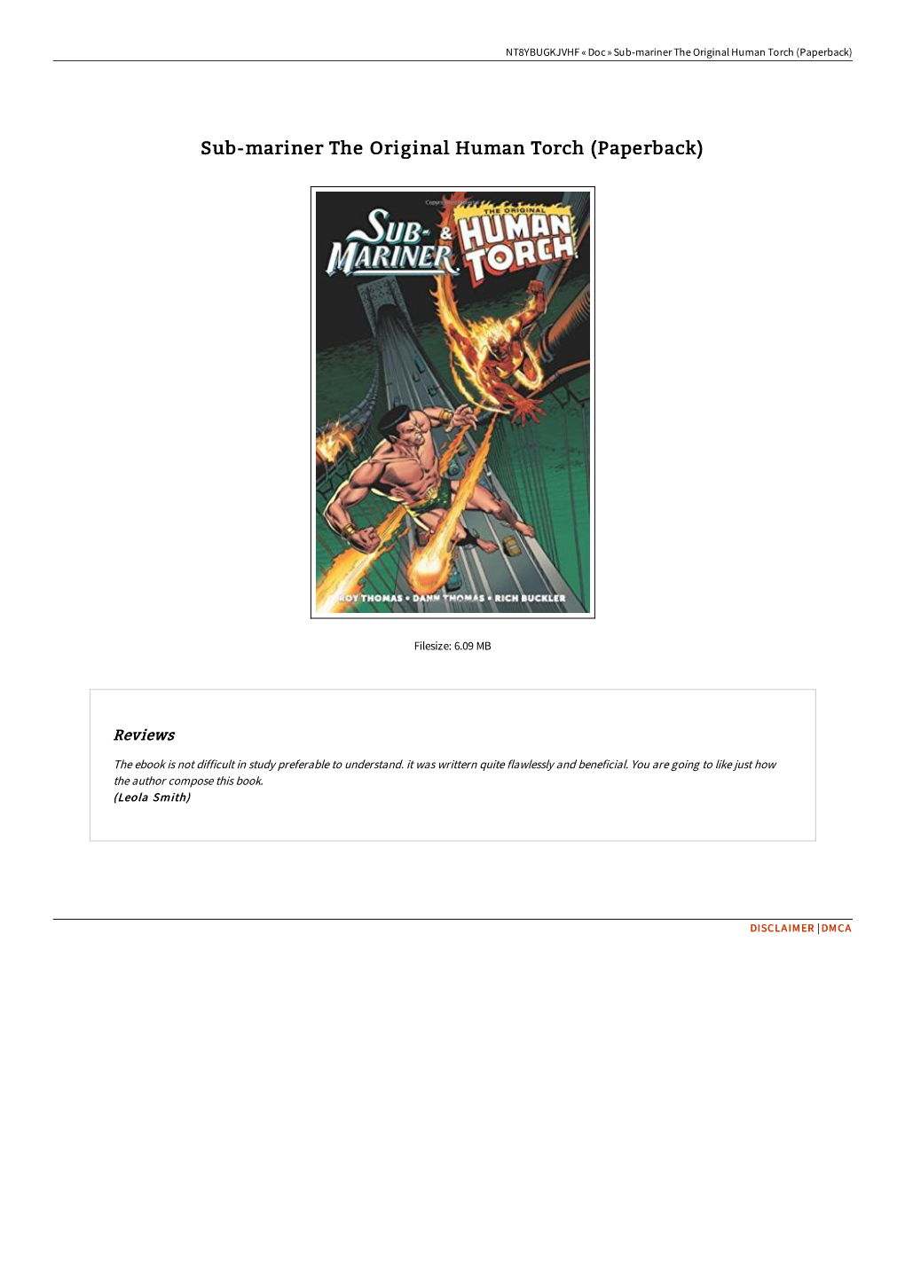 Read Book > Sub-Mariner the Original Human Torch (Paperback