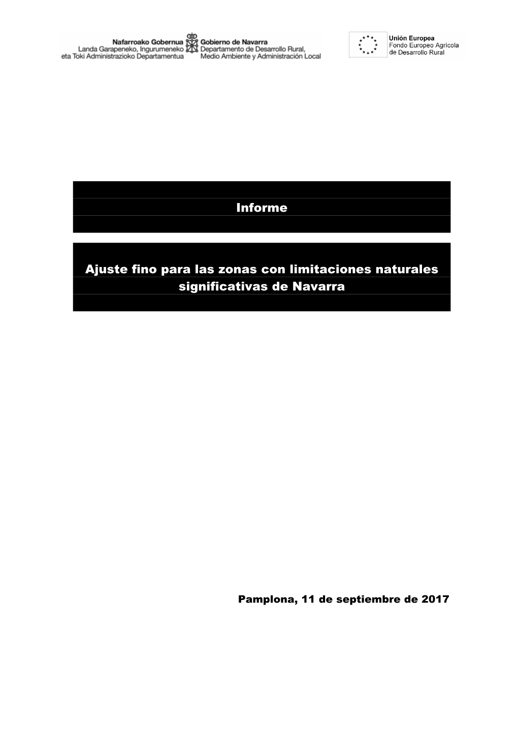 Informe Ajuste Fino Para Las Zonas Con Limitaciones Naturales Significativas