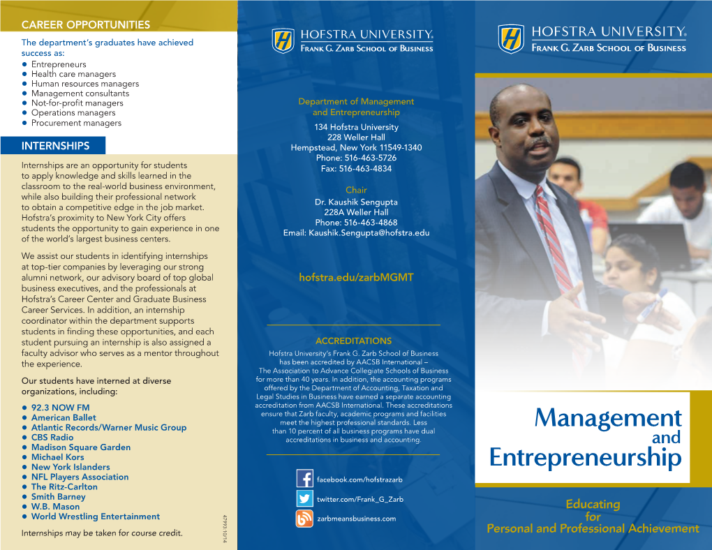 Management Entrepreneurship