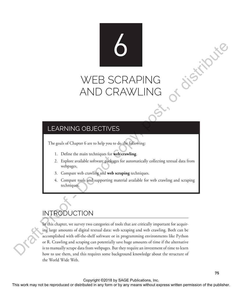 Chapter 6: Web Scraping and Crawling