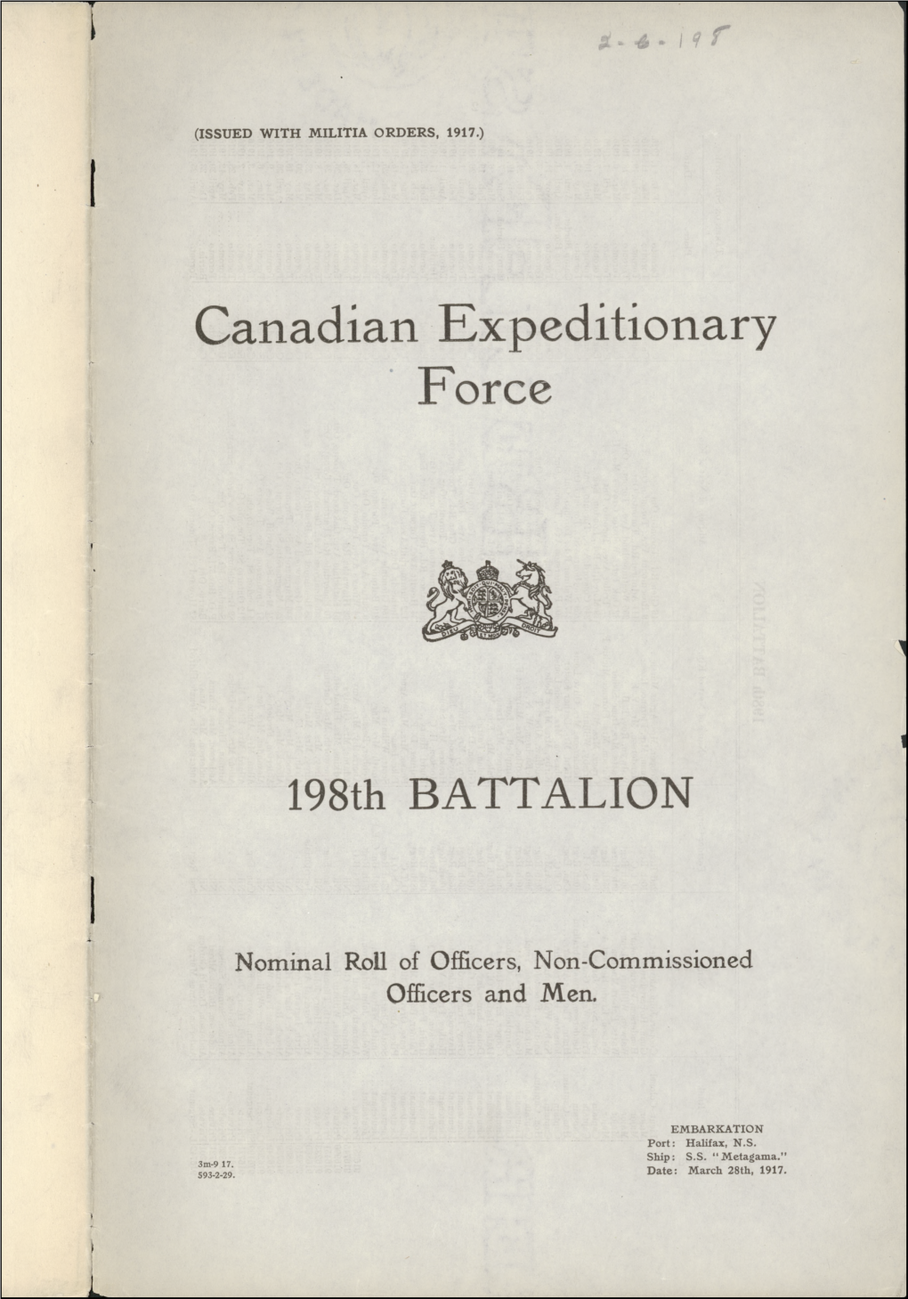 198Th BATTALION