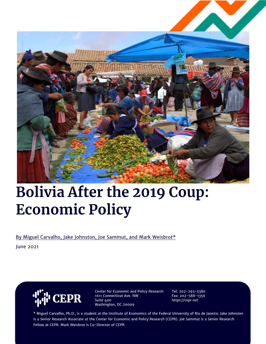 Bolivia After the 2019 Coup: Economic Policy