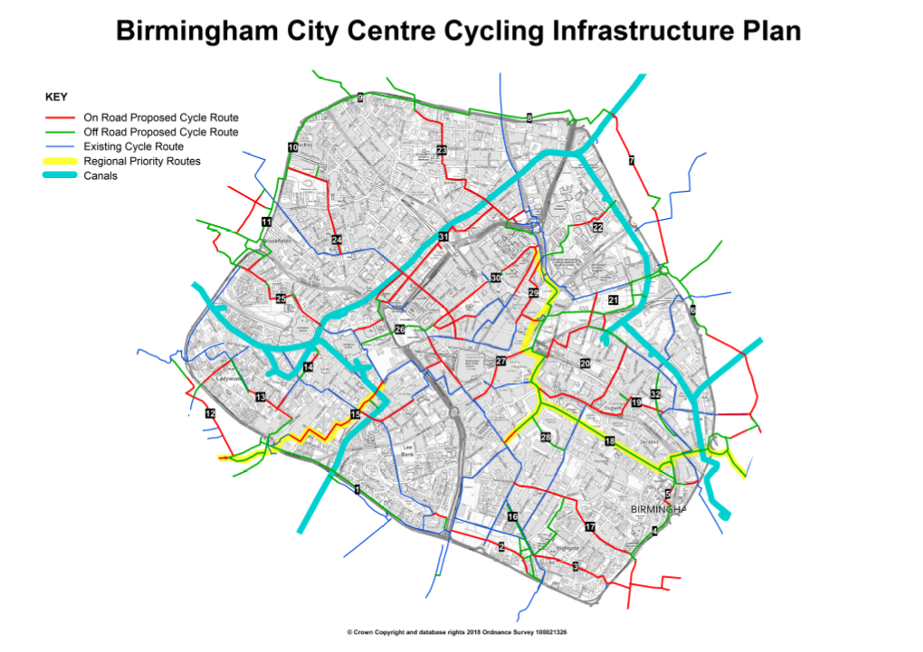 Birmingham City Centre Cycling Infrastructure Plan Ref
