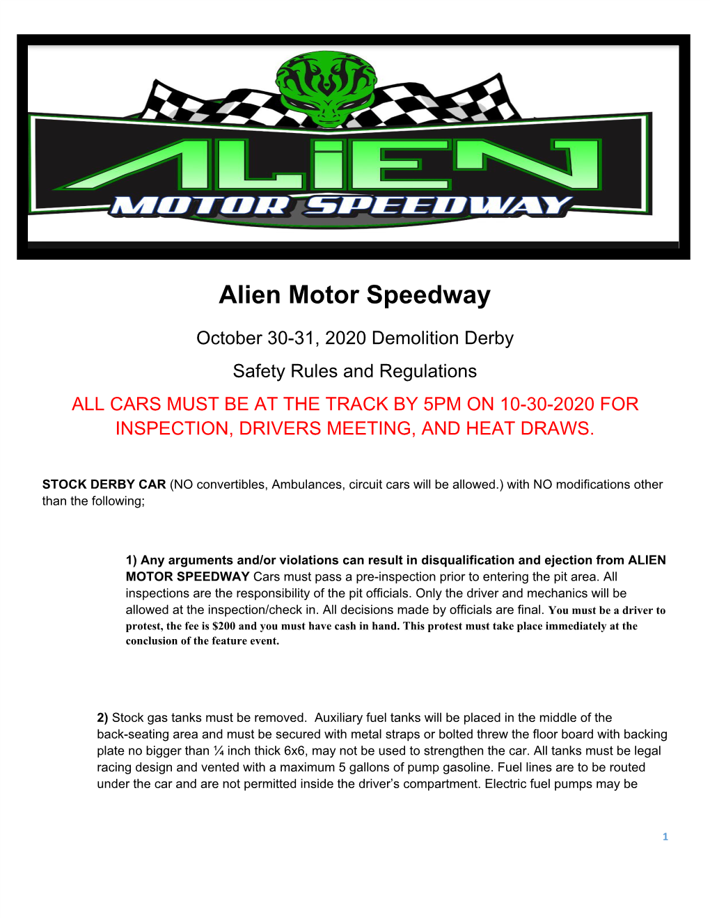 Alien Motor Speedway