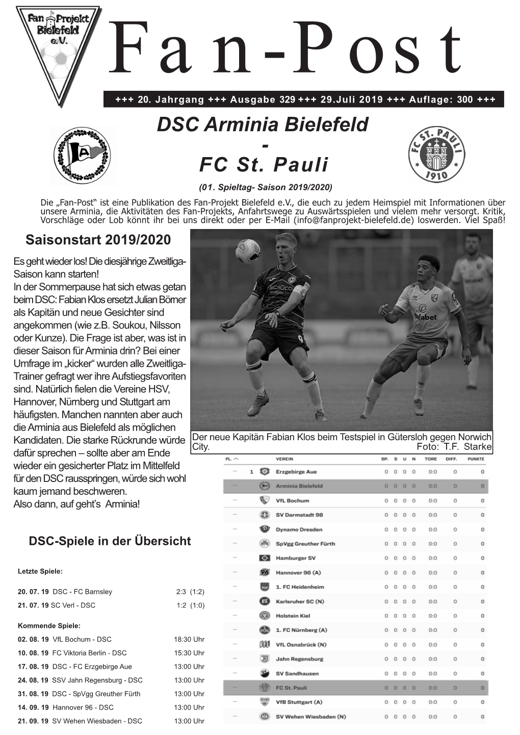 DSC Arminia Bielefeld - FC St