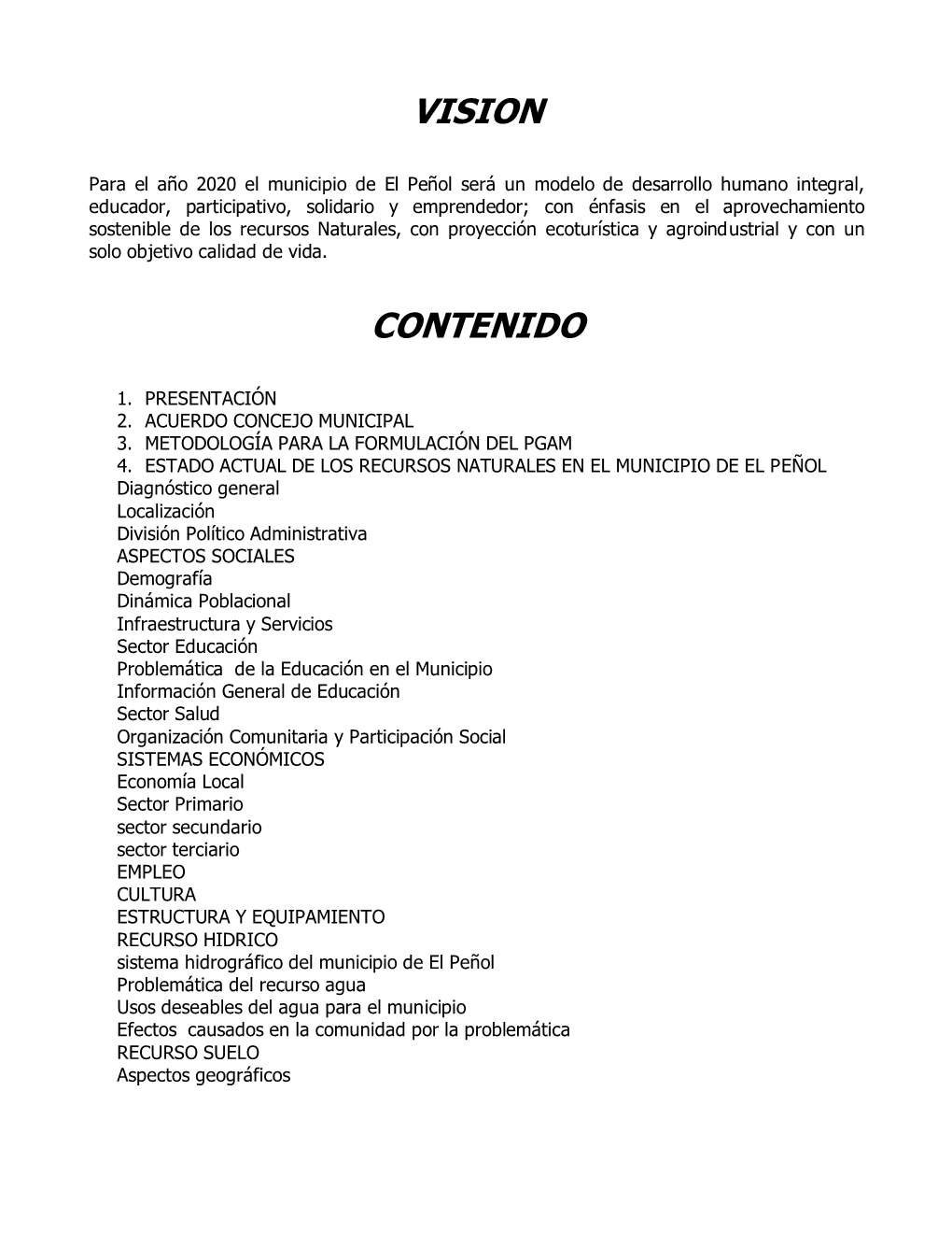 Plan Ambiental 2006