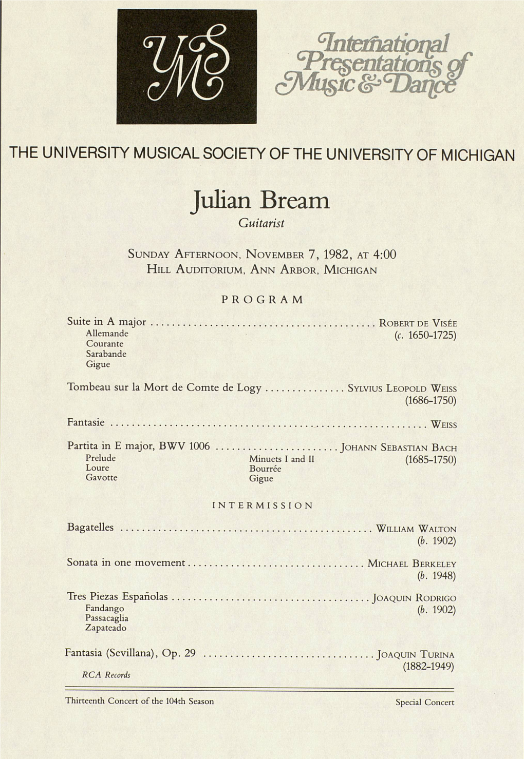 Julian Bream Guitarist