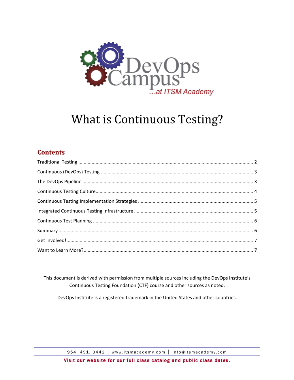 What Is Continuous Testing?