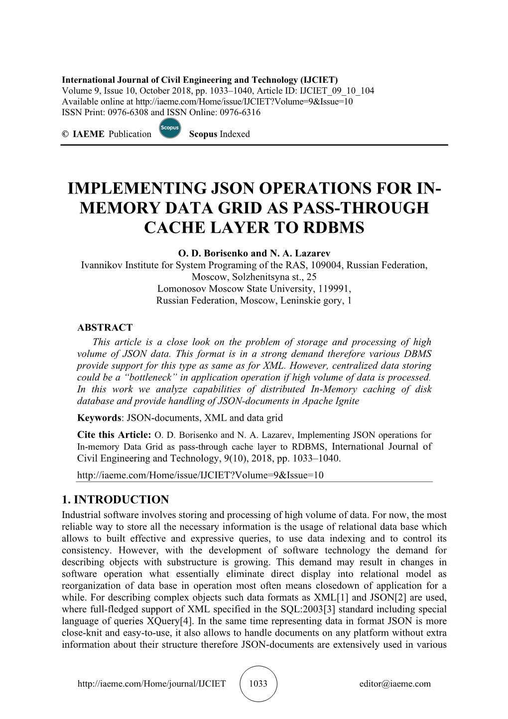 Memory Data Grid As Pass-Through Cache Layer to Rdbms