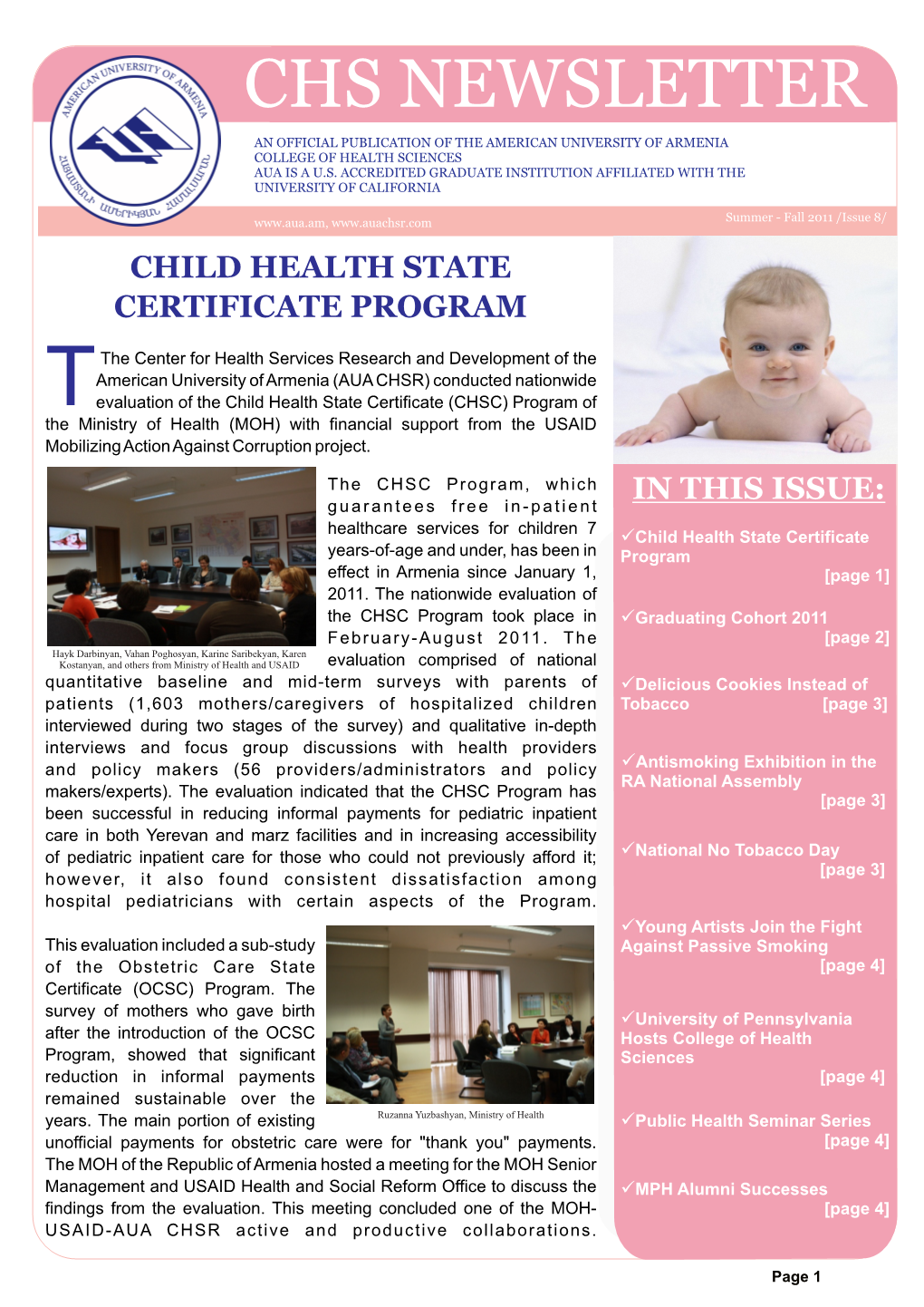 Chs Newsletter