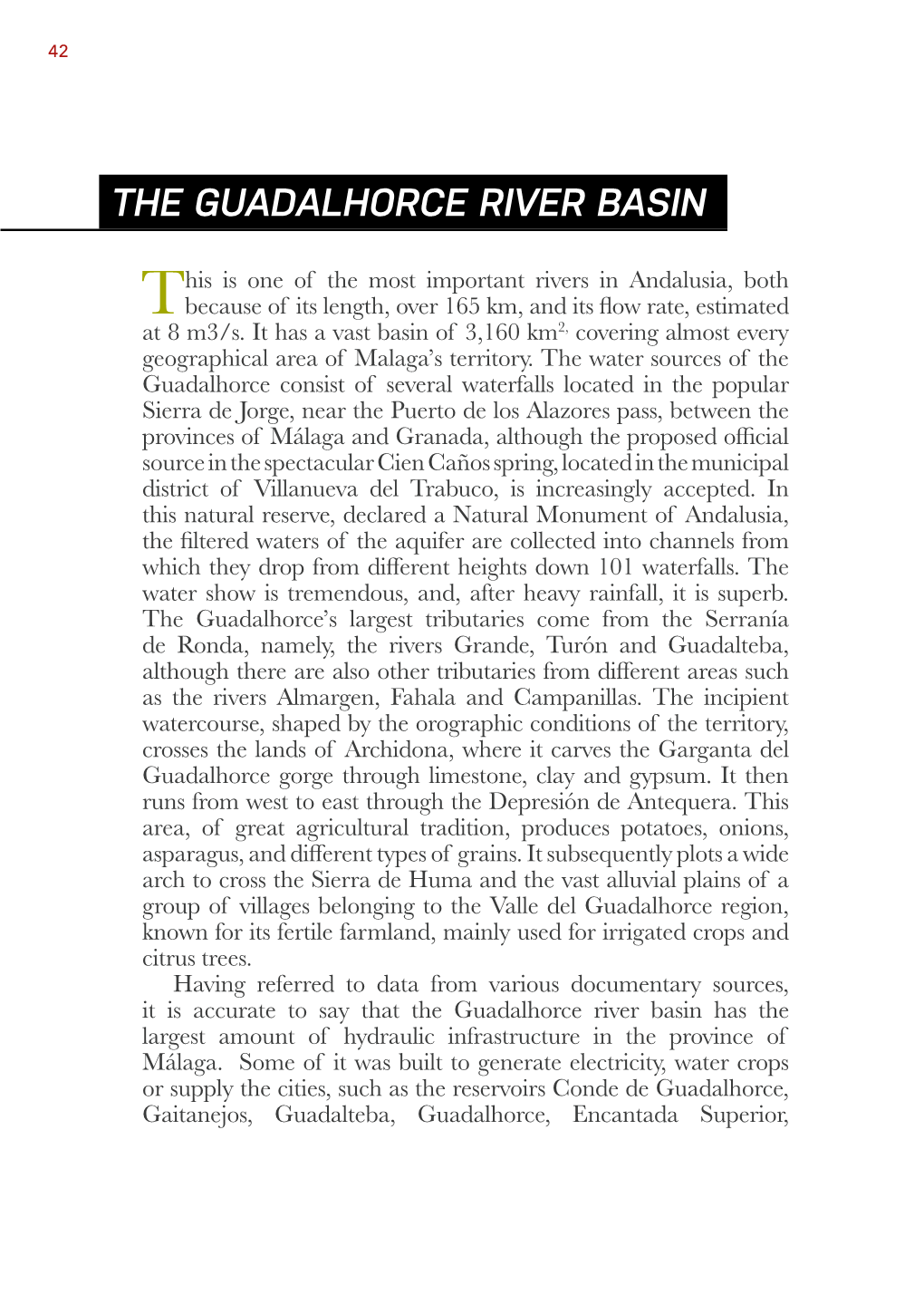The Guadalhorce River Basin