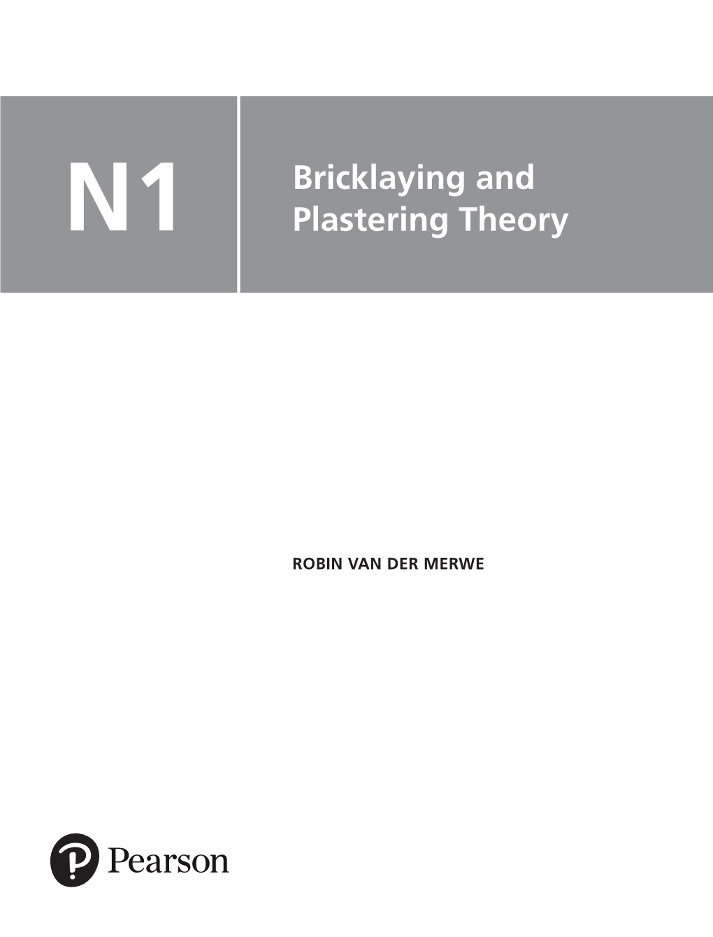 Bricklaying and Plastering Theory