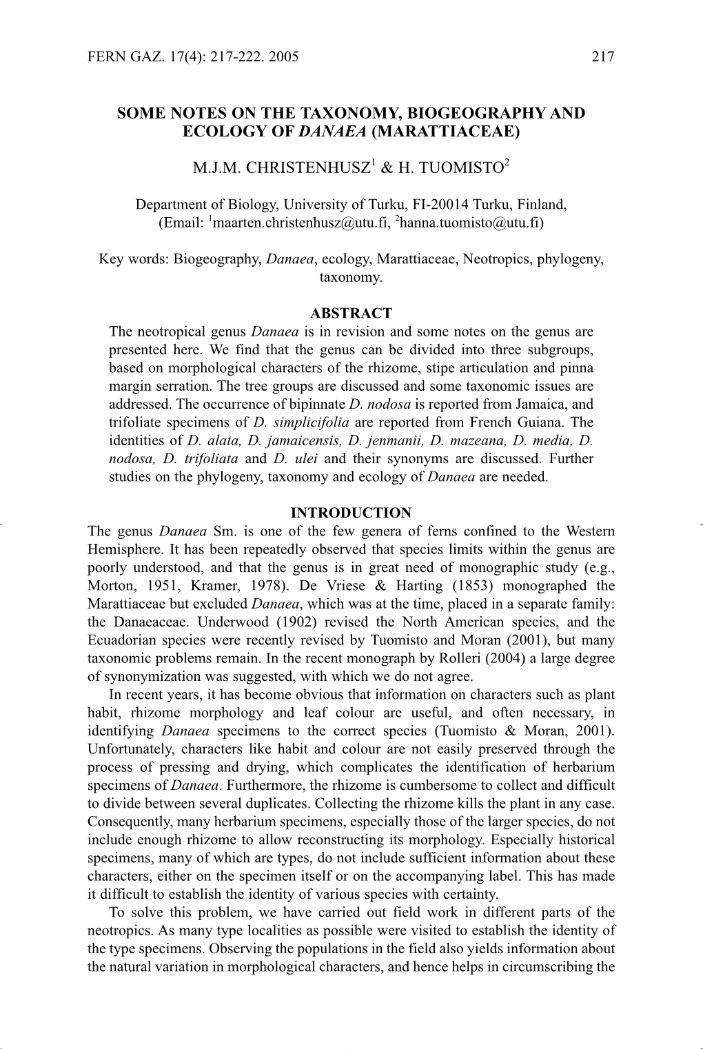 Fern Gazette V17 P4 V9.Qxd 01/02/2006 09:51 Page 217