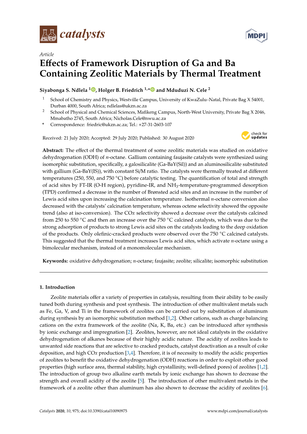 Effects of Framework Disruption of Ga and Ba Containing Zeolitic