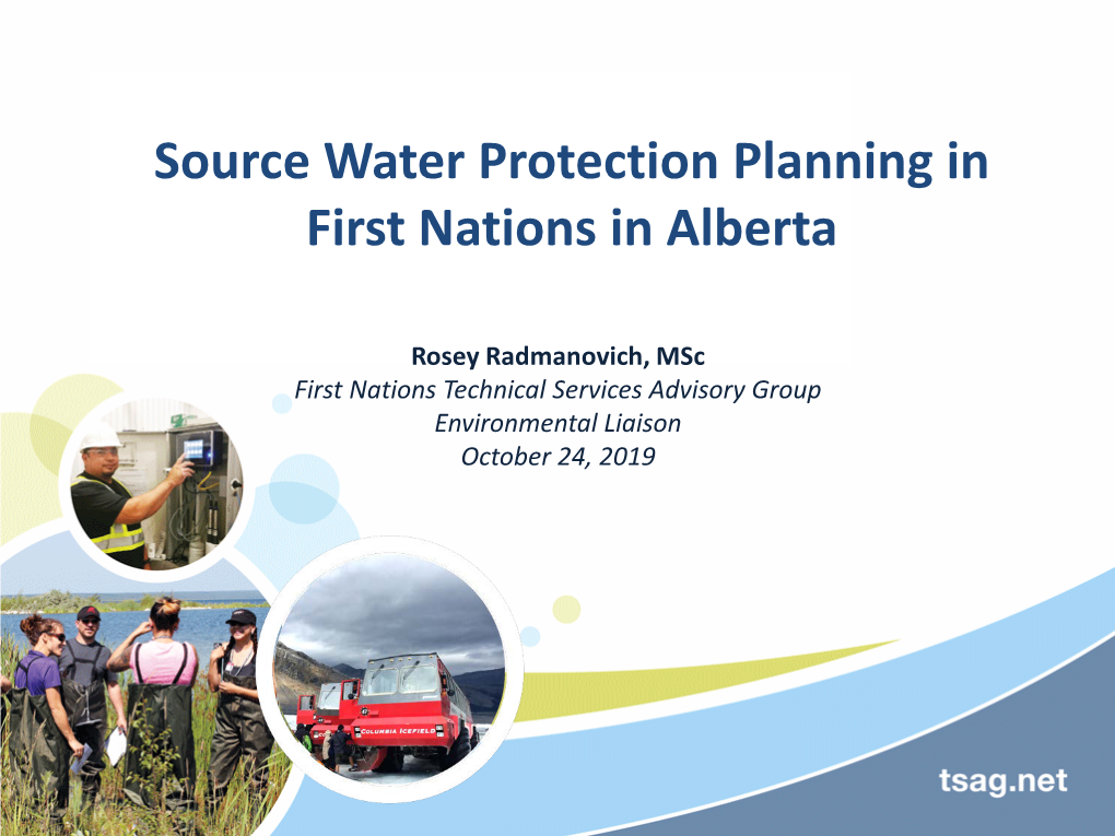Source Water Protection Planning in First Nations in Alberta