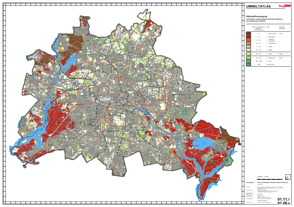 Umweltatlas Karte / Environmental Atlas Map