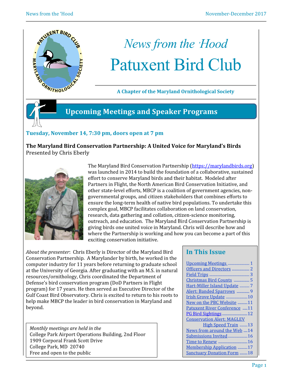 Patuxent Bird Club