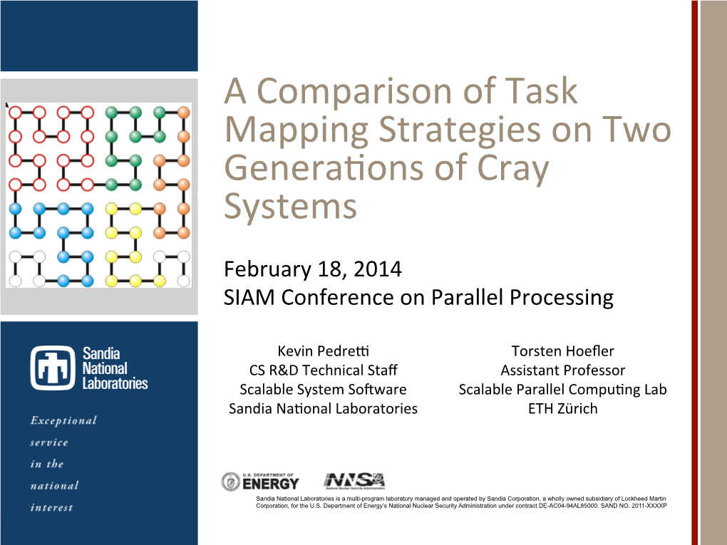 A Comparison of Task Mapping Strategies on Two Generahons Of