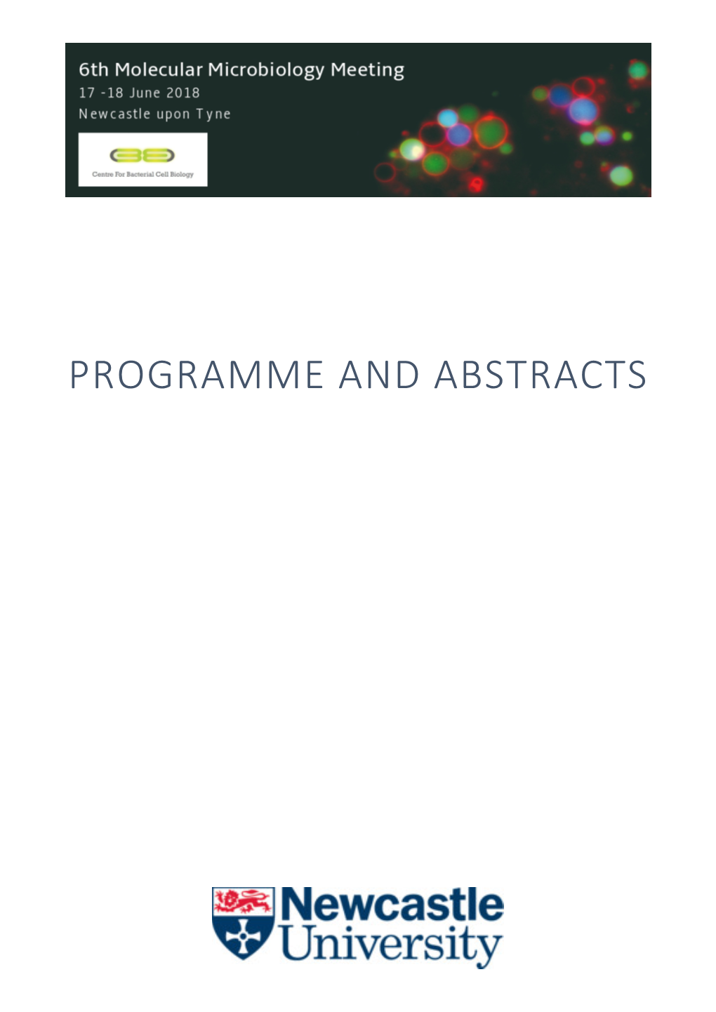 Programme and Abstracts