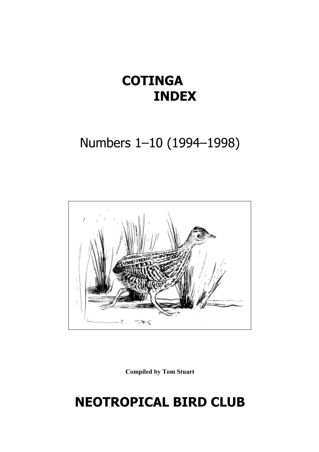 Cotinga 1–10