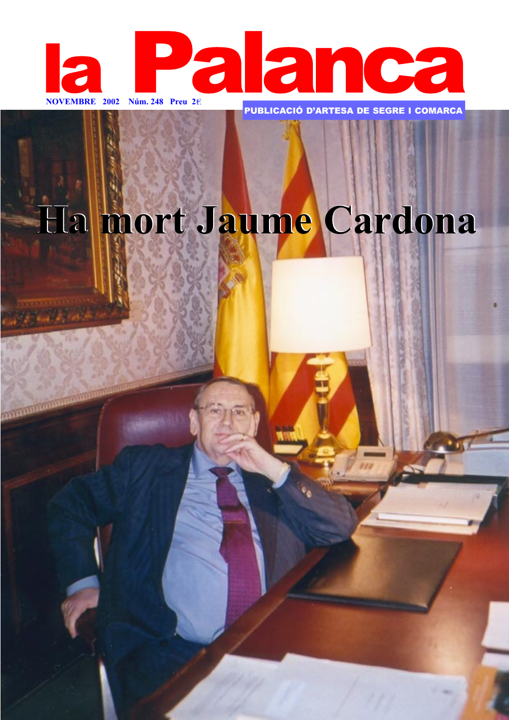 Ha Mort Jaume Cardona Jaume Cardona I Vila Va Morir El 20 De Novembre