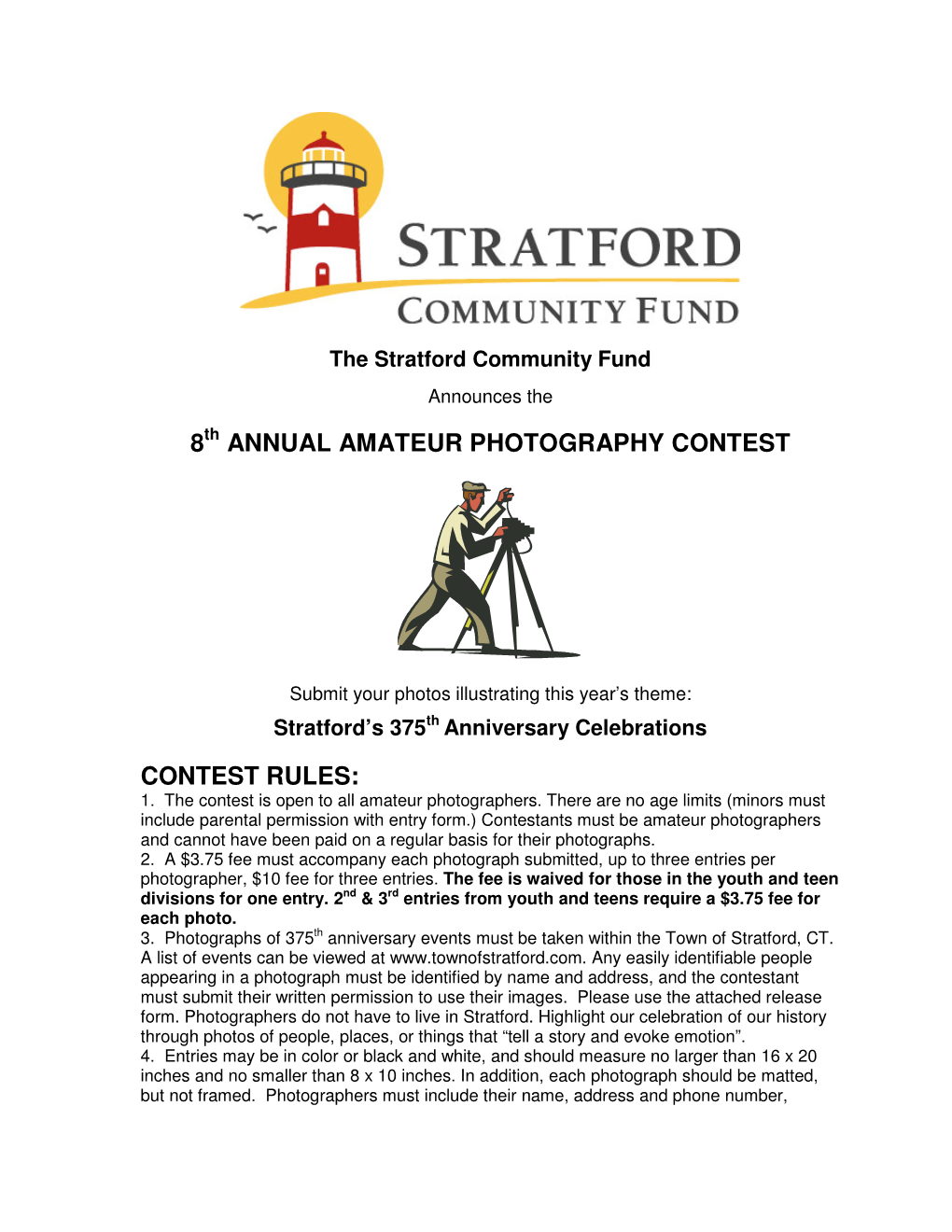 8 Annual Amateur Photography Contest