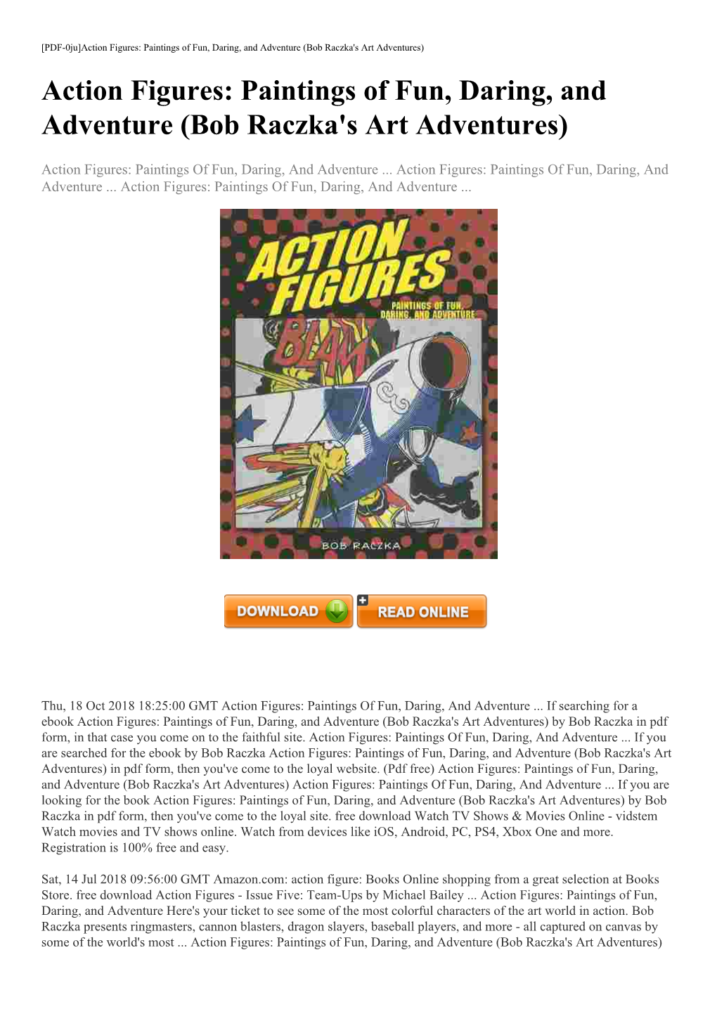 (Pdf Free) Action Figures: Paintings of Fun, Daring, and Adventure (Bob Raczka's Art Adventures) Action Figures: Paintings of Fun, Daring, and Adventure