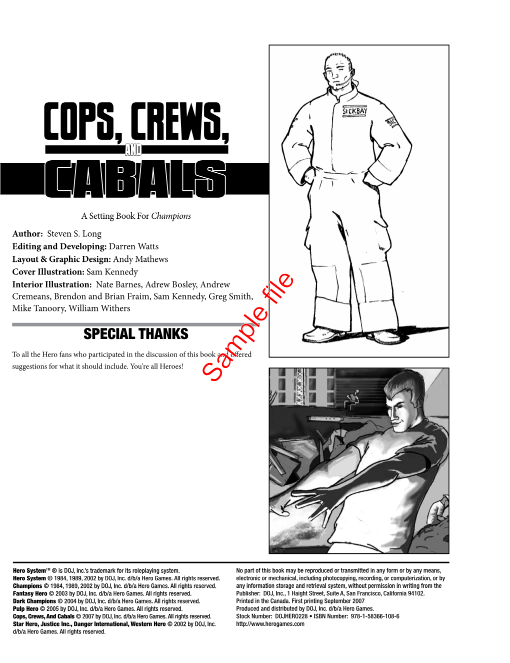 Cops, Crews, and Cabals © 2007 by DOJ, Inc