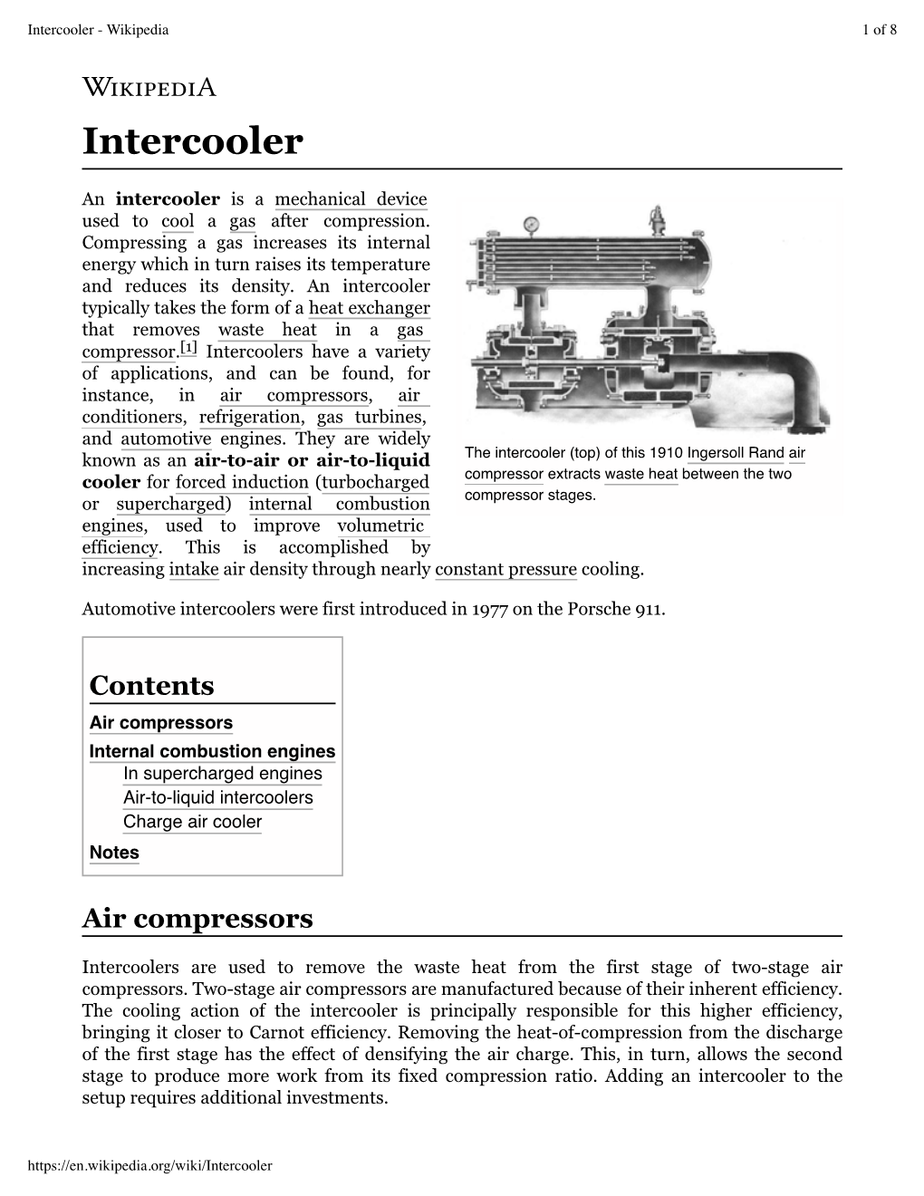 Intercooler - Wikipedia 1 of 8